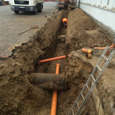 Neuverlegung Abwasser Bad Lobenstein